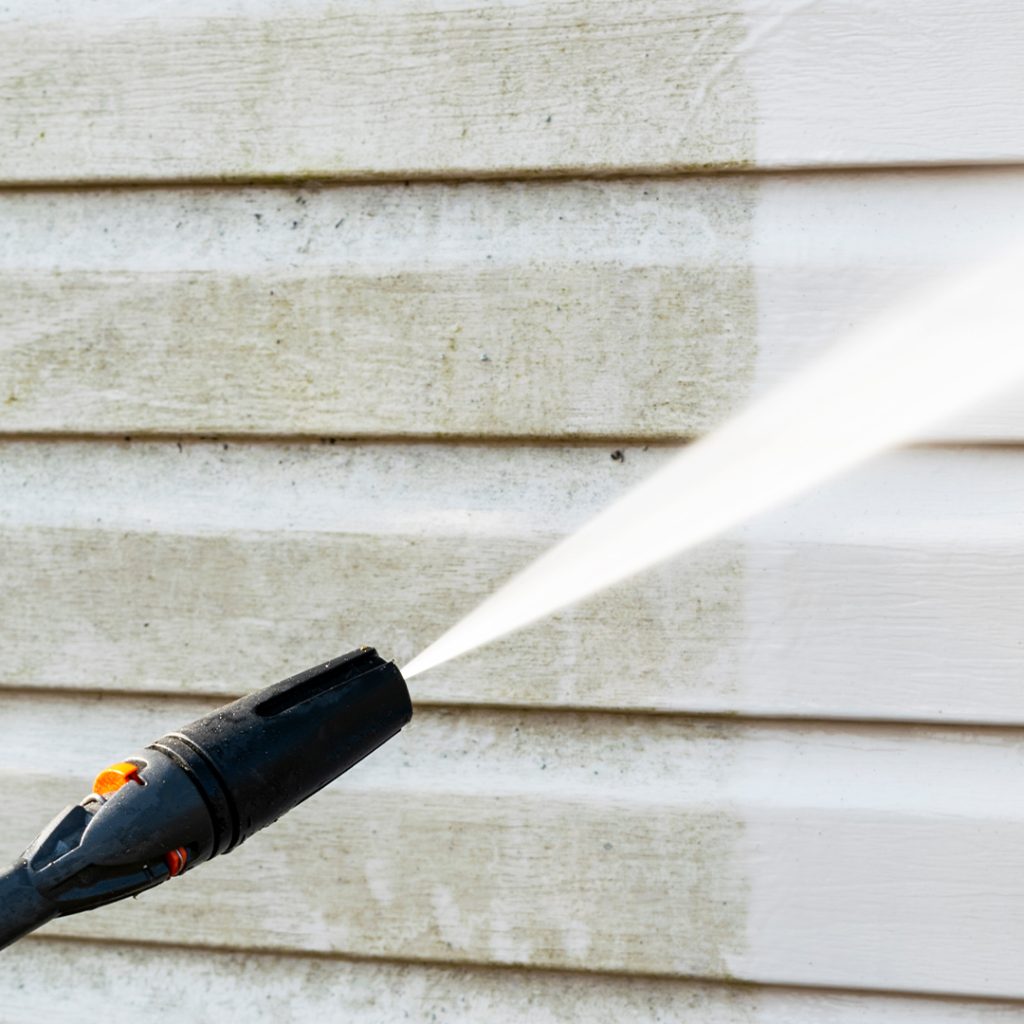 before/after powerwashing example